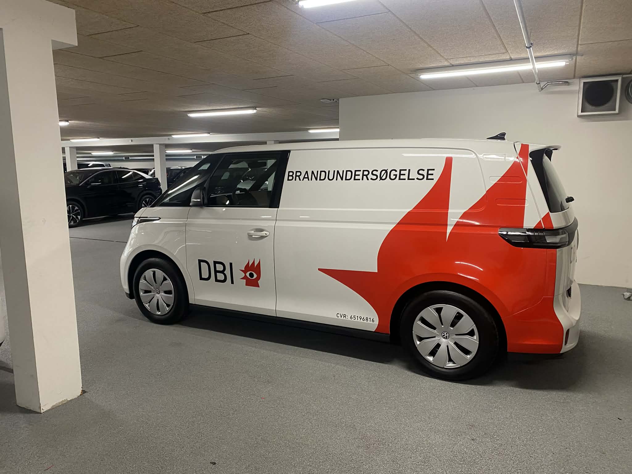 Brandundersøgelse — folieindpakning